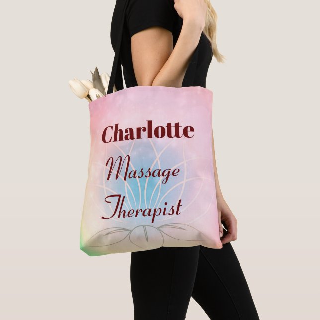 Personalised Massage Therapist  Tote Bag (Close Up)