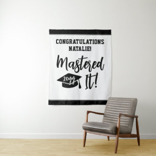 Personalised Masters Degree Graduation Mastered It Tapestry