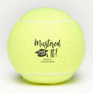 Personalised Masters Degree Graduation Mastered It Tennis Balls