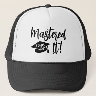 Personalised Masters Degree Graduation Mastered It Trucker Hat