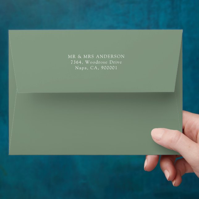 Personalised Matching Envelope with Return Address (Hand)