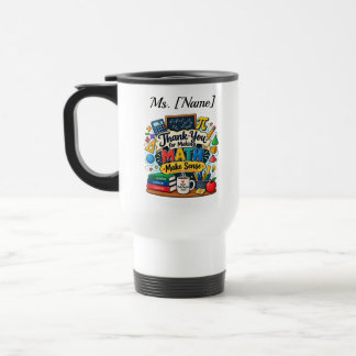 Personalised Math Teacher Coffee Mug | Best Math T