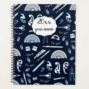 Personalised Math Teacher Planner Notebook