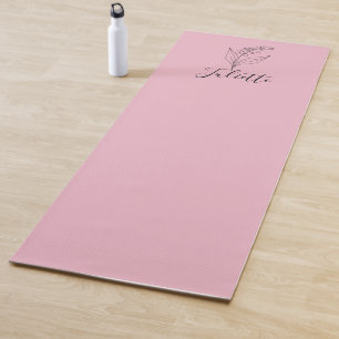 Personalised May Lily of the Valley Birth Flower  Yoga Mat