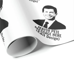 Personalised Mayor Pete Wrapping Paper