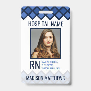 Personalised Medical Employee Photo ID Badge