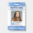 Personalised Medical Employee Photo ID Badge