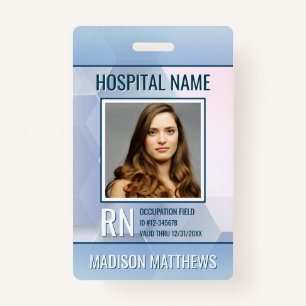 Personalised Medical Employee Photo ID Badge