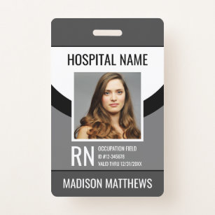 Personalised Medical Employee Photo ID ID Badge