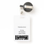 Personalised Medical Employee Photo ID