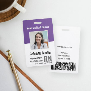 Personalised Medical Employee Photo ID ID Badge