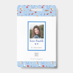 Personalised Medical Equipment Registered Nurse ID Badge