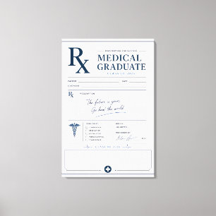 Personalised Medical Graduate Class 2026 Canvas Print