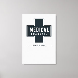 Personalised Medical Graduate Gift 2026 Canvas Print
