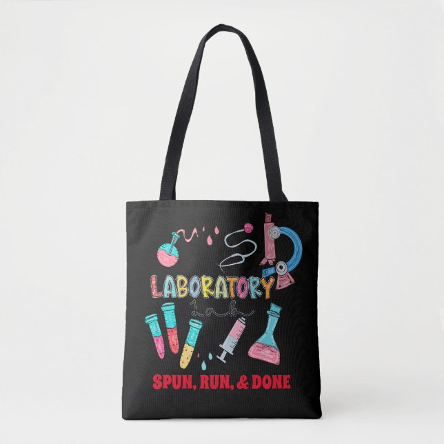 Personalised Medical Laboratory Tech Gift Tote Bag (Front)