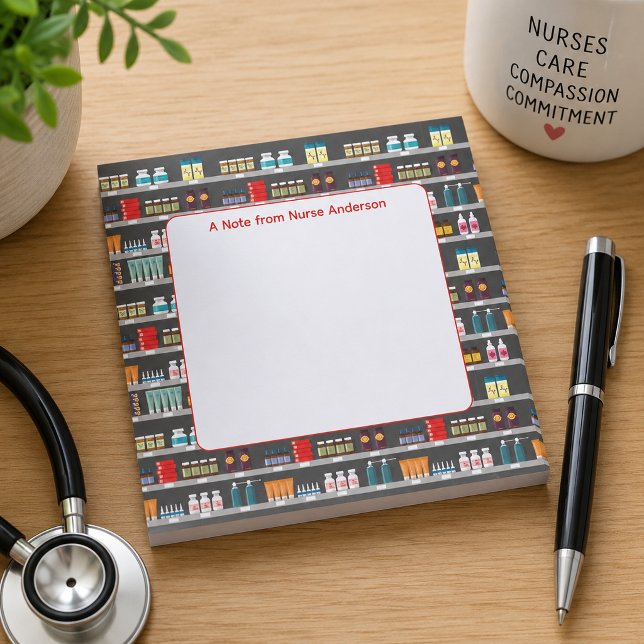 Personalised Medical Nurse Sticky Notes  (Creator Uploaded)
