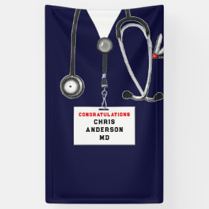 Personalised Medical School Graduation Banner