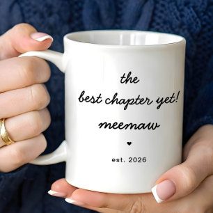 Personalised Meemaw Mug Best Chapter Yet