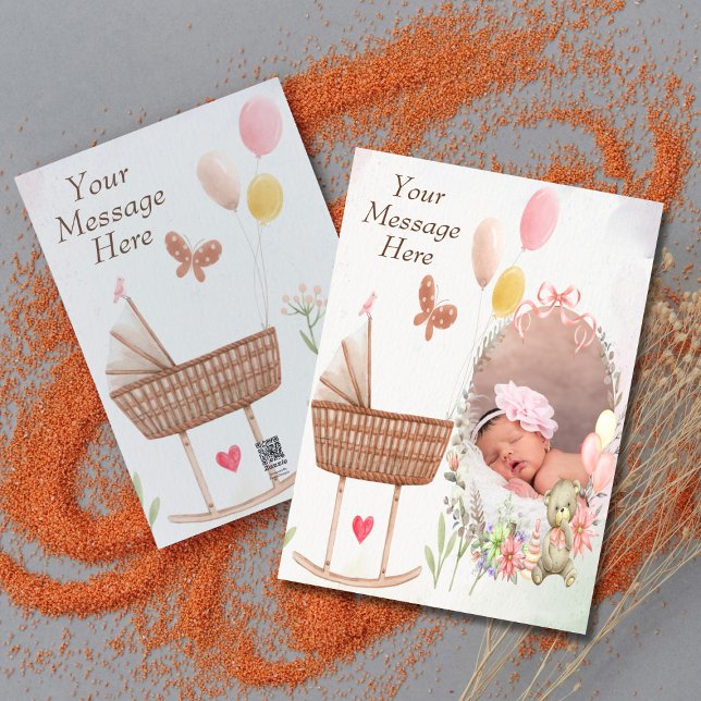 Personalised Meet Our New Baby Announcement  (Creator Uploaded)