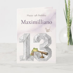 Personalised Meet Zochi 13th Birthday  Card