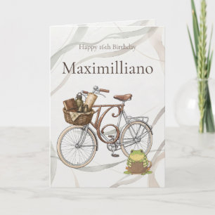Personalised Meet Zochi 16th Birthday Card