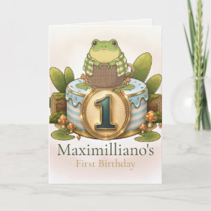 Personalised Meet Zochi 1st Birthday Card