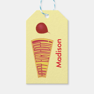 Personalised MegaPhone Happy Birthday Gift Tags