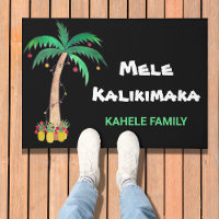 Personalised Mele Kalikimaka Christmas Palm Tree
