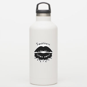 Personalised Melting Black Lips