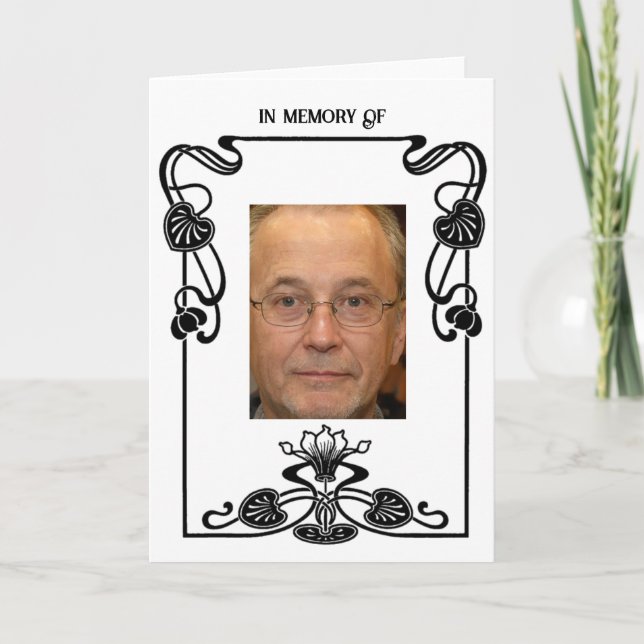 Personalised Memorial Card (Front)