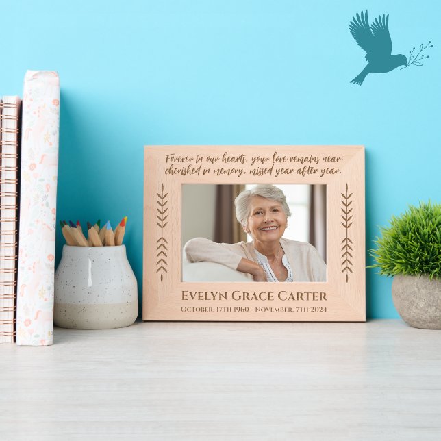 Personalised Memorial Custom Name Remembrance  Etched Frames (Creator Uploaded)