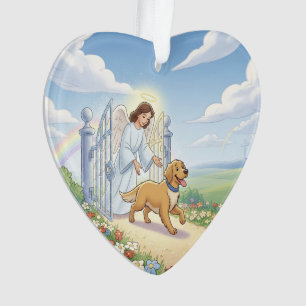 Personalised Memorial Heart Pet Ornament