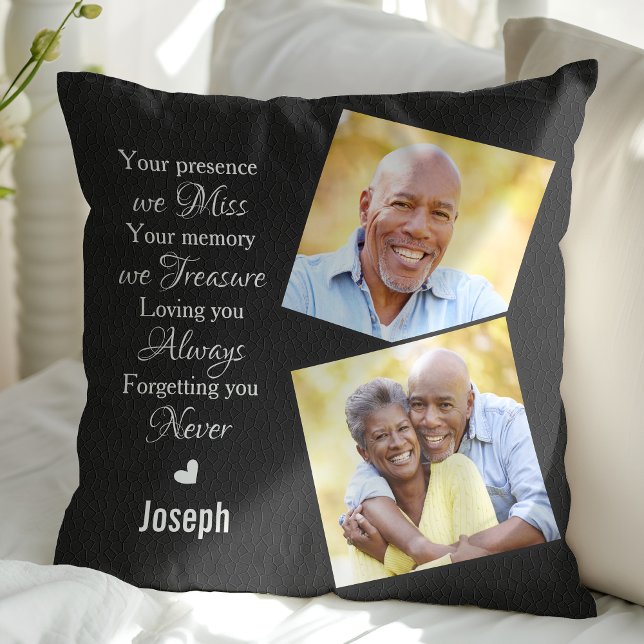 Personalised Memorial Keepsake Remembrance Photo Cushion (Creator Uploaded)