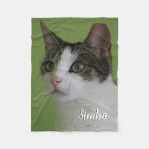 Personalised Memorial Pet Image Blanket