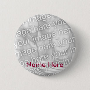 Personalised Memorial Photo Button