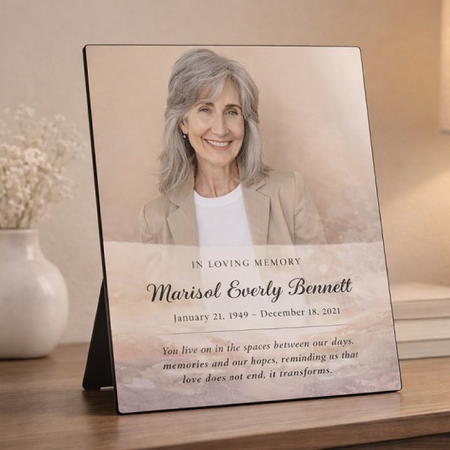 Personalised Memorial Photo Plaque (Creator Uploaded)