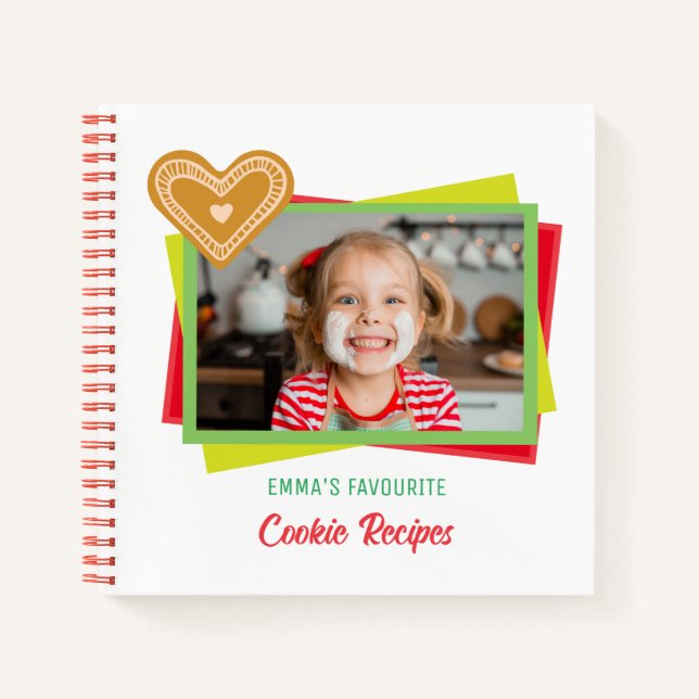 Personalised Memory Cookbook (Add Photo)  Notebook (Front)