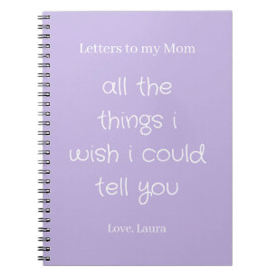 Personalised Memory Journal Letters to my Mum