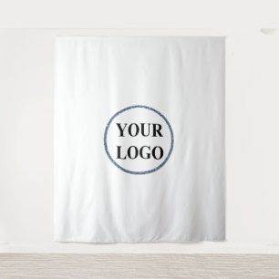 Personalised Men Gifts Black and White LOGO Tapestry