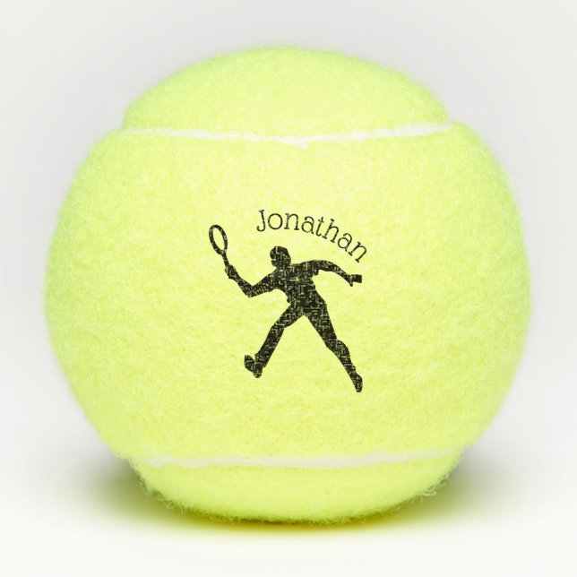 Personalised Men's Tennis Ball (Front)