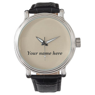 Personalised Men's Watch – Elegant Custom Name Gif