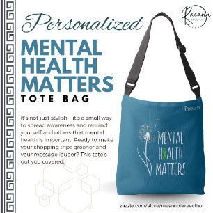 Personalised Mental Health Matters Tote Bag
