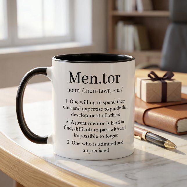 Personalised Mentor Definition Mug Teacher Gifts (Creator Uploaded)
