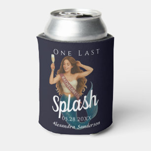 personalised mermaid bachelorette Beach Can Cooler