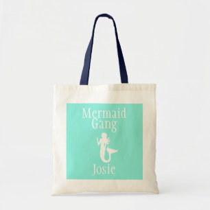 Personalised Mermaid Gang Tote Bag