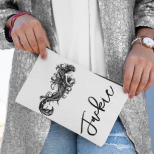 Personalised Mermaid Monogram Accessory Pouch
