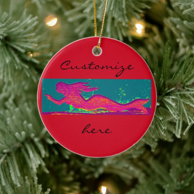 personalised mermaid ornament (Tree)