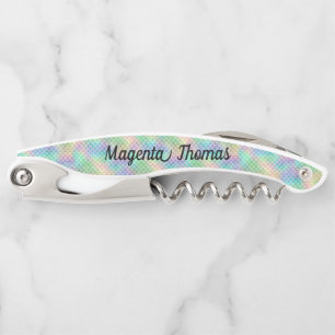 Personalised Mermaid Scale Corkscrew