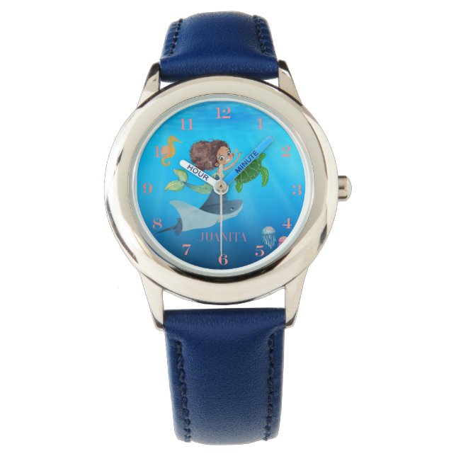 Personalised Mermaid  Watch (Front)