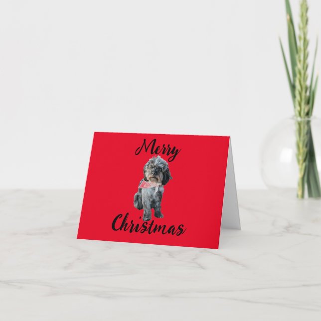 Personalised Merry Christmas Card (Front)